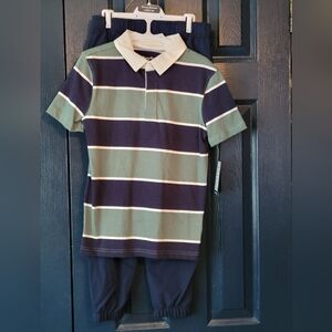 Tommy Bahama Kids Polo and Pants Set